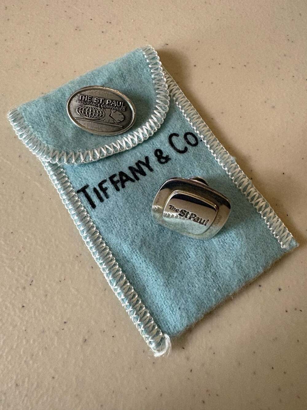 Vintage Tiffany & Co. The St. Paul Insurance Companies Pin Lot Sterling